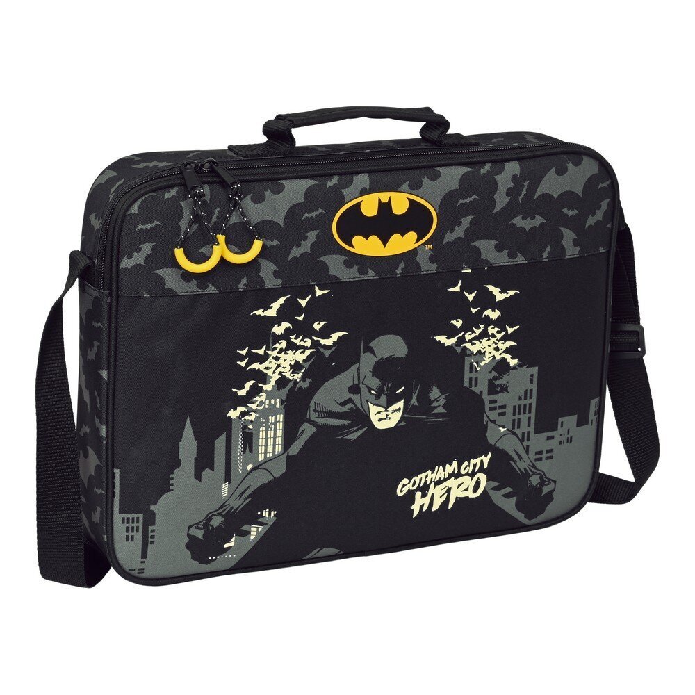 Школьный портфель Batman Hero, чёрный (38 x 28 x 6 см) цена | kaup24.ee