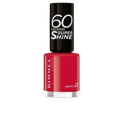 Küünelakk Rimmel London 60 Seconds Super Shine 313 Feisty hind ja info | Küünelakid, küünetugevdajad | kaup24.ee