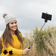 Selfie ручной штатив Z07-5S с проводом, розовый цена и информация | Моноподы для селфи («Selfie sticks») | kaup24.ee
