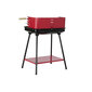 Jalgadega Söegrill DKD Home Decor Punane Teras (53 x 37 x 80 cm) hind ja info | Grillid | kaup24.ee