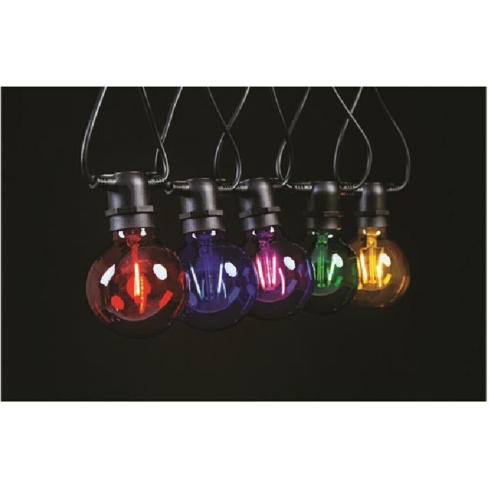 LED-tulede Pärg DKD Home Decor Mitmevärviline (850 x 7 x 13 cm) цена и информация | Aia- ja õuevalgustid | kaup24.ee