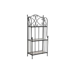 Полка DKD Home Decor Мозаика Керамика, чёрная Ковка (54 x 29 x 121 см) цена и информация | Полки | kaup24.ee