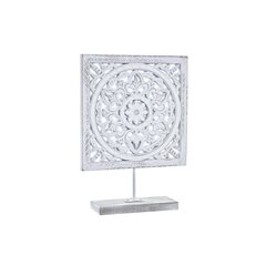 Dekoratiivkuju DKD Home Decor Metall MDF Valge Mandala (23 x 6 x 31 cm) hind ja info | Sisustuselemendid | kaup24.ee
