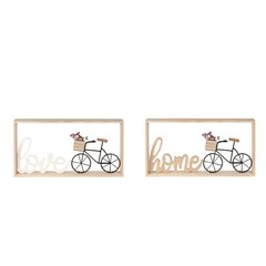 Декоративная фигура DKD Home Decor MDF (38 x 4.5 x 20 см) (2 шт.) цена и информация | Детали интерьера | kaup24.ee