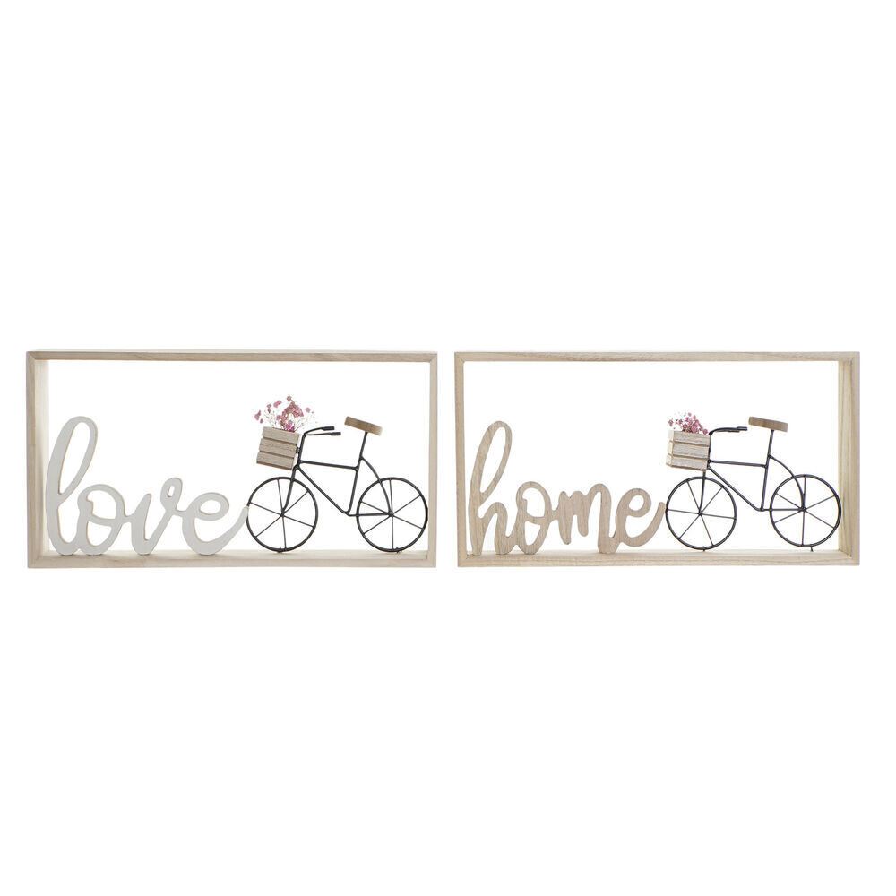 Декоративная фигура DKD Home Decor MDF (38 x 4.5 x 20 см) (2 шт.) цена |  kaup24.ee