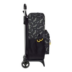 Школьный рюкзак с колесиками Batman Hero, чёрный, 30 x 43 x 14 cм цена и информация | Школьные рюкзаки, спортивные сумки | kaup24.ee