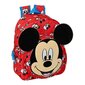 Laste seljakott Mickey Mouse Clubhouse Happy smiles Punane Sinine (28 x 34 x 10 cm) hind ja info | Koolikotid, sussikotid | kaup24.ee