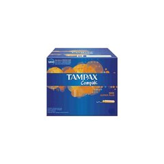 Super Plus tampoon Tampax Compak 18 Ühikut hind ja info | Tampoonid, hügieenisidemed, menstruaalanumad | kaup24.ee