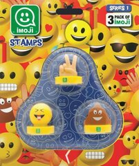 штампы EMOJI 3 шт. цена и информация | Принадлежности для рисования, лепки | kaup24.ee