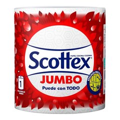 Бумажные полотенца для кухни Scottex Jumbo, 2 слоя цена и информация | Туалетная бумага, бумажные полотенца | kaup24.ee