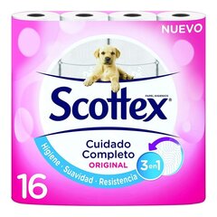 Туалетная бумага Scottex Original, 16 шт. цена и информация | Туалетная бумага, бумажные полотенца | kaup24.ee