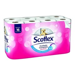 Туалетная бумага Scottex Original, 16 шт. цена и информация | Туалетная бумага, бумажные полотенца | kaup24.ee