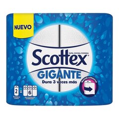 Бумажные полотенца для кухни Scottex  цена и информация | Туалетная бумага, бумажные полотенца | kaup24.ee