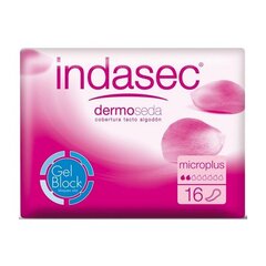 Uriinipidamatuse hügieeniside Dermoseda Micro Plus Indasec (16 uds) hind ja info | Tampoonid, hügieenisidemed, menstruaalanumad | kaup24.ee