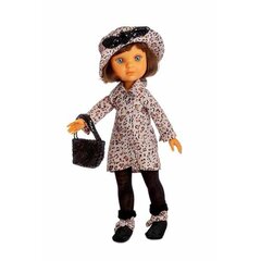 Beebinukk Berjuan Eva Morena Leopard Raincoat 35 cm hind ja info | Tüdrukute mänguasjad | kaup24.ee