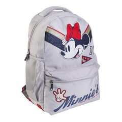 Школьный рюкзак Minnie Mouse, светло-серый (30 x 13 x 44 см) цена и информация | Школьные рюкзаки, спортивные сумки | kaup24.ee