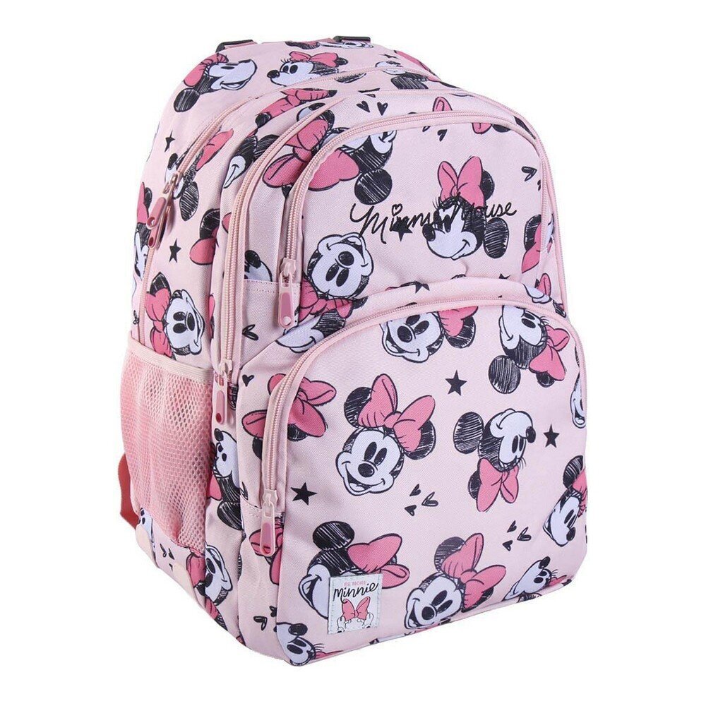 Kooliseljakott Minnie Mouse Roosa (32 x 18,5 x 44 cm) hind ja info | Koolikotid, sussikotid | kaup24.ee