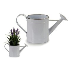 Decorative Watering Can Metall Valge (15,5 x 18 x 35 cm) цена и информация | Оборудование для полива | kaup24.ee