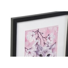 Картина DKD Home Decor, Кот (35 x 2,5 x 45 cm) (4 шт.) цена и информация | Репродукции, картины | kaup24.ee