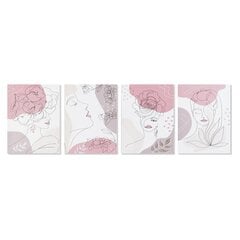 Maal DKD Home Decor Daam (30 x 1,8 x 40 cm) (4 Ühikut) цена и информация | Картины, живопись | kaup24.ee