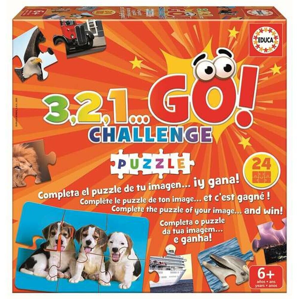 Lauamäng Educa 3,2,1..Challenge Puzzle цена и информация | Lauamängud ja mõistatused | kaup24.ee