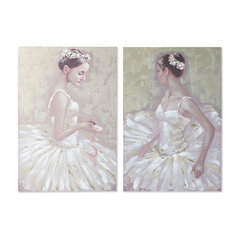 Maal DKD Home Decor Ballett (80 x 3 x 120 cm) (2 Ühikut) hind ja info | Seinapildid | kaup24.ee
