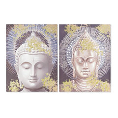 Maal DKD Home Decor Buddha Idamaine (60 x 3 x 80 cm) (2 Ühikut) hind ja info | Seinapildid | kaup24.ee