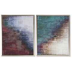 Maal DKD Home Decor Abstraktne (43 x 2,5 x 53 cm) (2 Ühikut) цена и информация | Картины, живопись | kaup24.ee