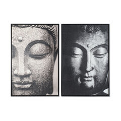 Картина DKD Home Decor, Будда (62,5 x 4,5 x 93 cm) (2 шт.) цена и информация | Настенные деревянные декорации | kaup24.ee