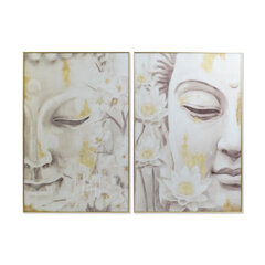 Maal DKD Home Decor Buddha Idamaine (80 x 4 x 120 cm) (2 Ühikut) hind ja info | Seinapildid | kaup24.ee