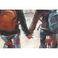 Maal DKD Home Decor Jalgratas (60 x 2,5 x 90 cm) (2 Ühikut) hind ja info | Seinapildid | kaup24.ee