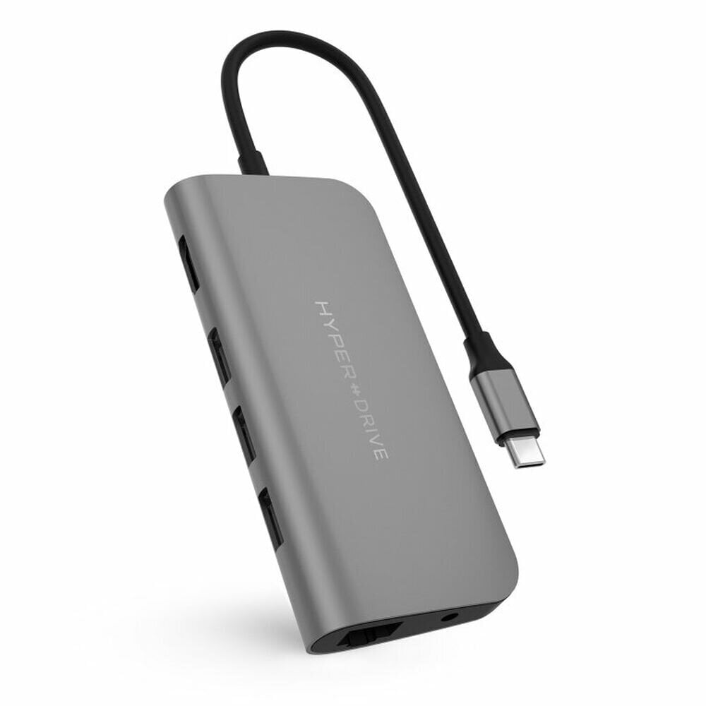 USB-jaotur Hyper HD30F-GRAY цена и информация | USB jagajad, adapterid | kaup24.ee