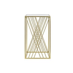 3 Väikese Laua Komplekt DKD Home Decor Peegel Kuldne Metall (3 pcs) (40 x 40 x 70 cm) hind ja info | Diivanilauad | kaup24.ee