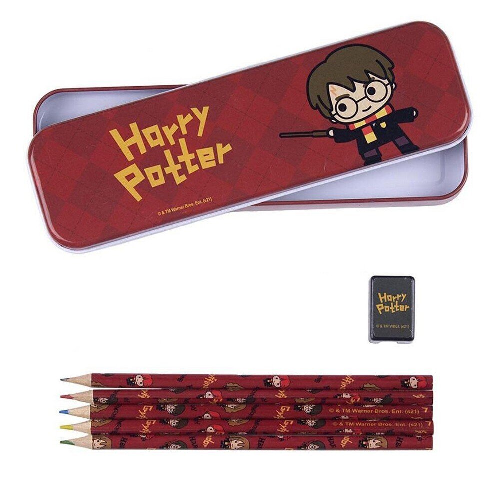 Kontoritarvete Komplekt Harry Potter 16 Tükid, osad Punane hind ja info | Kirjatarbed | kaup24.ee