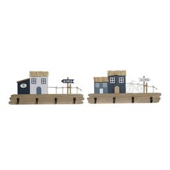 Настенная вешалка DKD Home Deco, деревянная (2 шт.) (40 x 4 x 18 см) цена и информация | Вешалки для одежды | kaup24.ee