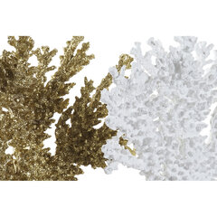 Dekoratiivkuju DKD Home Decor Kuldne Korallpunane Valge Vaik Vahemere (34 x 10 x 27,5 cm) (2 Ühikut) hind ja info | Sisustuselemendid | kaup24.ee