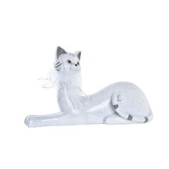 Декоративная фигура DKD Home Decor Белый кот (23 x 8 x 14 см) цена и информация | Детали интерьера | kaup24.ee