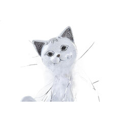 Декоративная фигура DKD Home Decor Белый кот (9 x 9 x 24 см) цена и информация | Детали интерьера | kaup24.ee