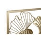 Seinakaunistus DKD Home Decor Kuldne Metall Shabby Chic Taime leht (45,5 x 3 x 60 cm) (2 Ühikut) цена и информация | Sisustuselemendid | kaup24.ee