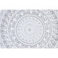 Seinakaunistus DKD Home Decor MDF Valge Mandala (60 x 2 x 60 cm) цена и информация | Sisustuselemendid | kaup24.ee