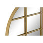 Seinapeegel DKD Home Decor Kristall Kuldne Aknad Raud (60 x 2,5 x 60 cm) hind ja info | Peeglid | kaup24.ee