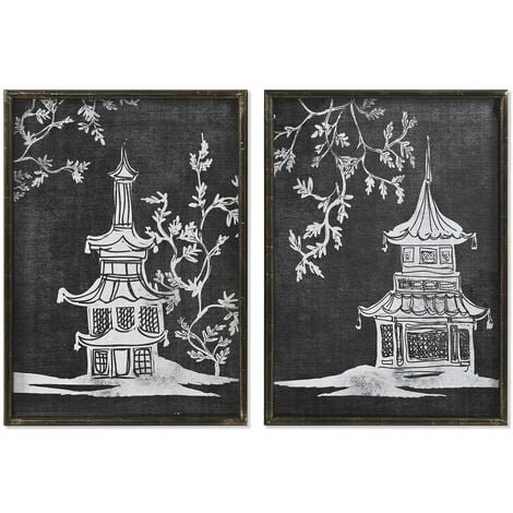 Maal DKD Home Decor Idamaine (50 x 2,8 x 70 cm) (2 Ühikut) hind ja info | Seinapildid | kaup24.ee