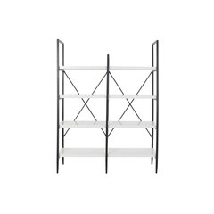 Полка DKD Home Decor, чёрный металл MDF, белая (110 x 30 x 150 см) цена и информация | Полки | kaup24.ee