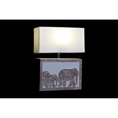 Настольная лампа DKD Home Decor, коричневая, белая 220 В 50 Вт Индиец (33 x 12 x 41 см) цена и информация | Настольная лампа | kaup24.ee