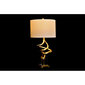Laualamp DKD Home Decor Abstraktne Kuldne Valge 220 V 50 W Kaasaegne (38 x 38 x 75 cm) цена и информация | Laualambid | kaup24.ee