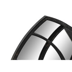 Настенное зеркало DKD Home Decor Окна, чёрный металл (36 x 2 x 65 см) цена и информация | Зеркала | kaup24.ee
