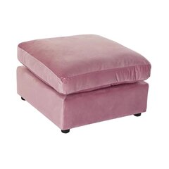 Подставка для ног DKD Home Decor, розовый полиэстер современный (55 x 55 x 30 см) цена и информация | Кресла-мешки и пуфы | kaup24.ee