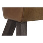 Jalatugi DKD Home Decor Must Puit Pruun Lehm Nahk Valge (64 x 28 x 53 cm) hind ja info | Kott-toolid, tumbad, järid | kaup24.ee