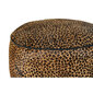 Jalatugi DKD Home Decor Must Pruun Nahk Leopard (46 x 46 x 50 cm) hind ja info | Kott-toolid, tumbad, järid | kaup24.ee
