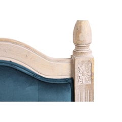 Изголовье кровати DKD Home Decor, бирюзовый лён, древесина каучукового дерева (160 x 6 x 120 см) цена и информация | Кровати | kaup24.ee